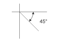 45°
