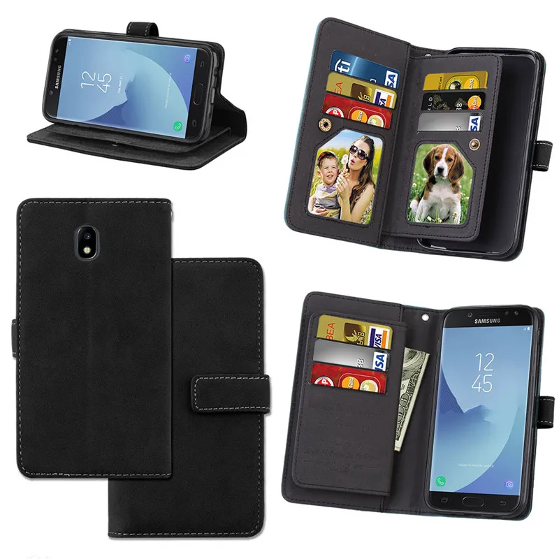 For Samsung Galaxy J7 2017 Case J730 Flip Leather J7 2017 Case Cover Funda Window Calling For Galaxy j7 2017 Cover Luxury0