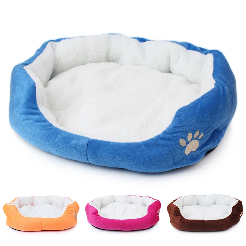 

Cheap Warm Soft Autumn Winter Pet Cat Litter for Puppy Rabbit Small Dog Beds Nest Sleeping Bedding Lounger Sofa Mattress Kennel