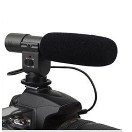 New Pro DV Stereo Microphone Mic for Nikon DSLR Camera D5100 D7000