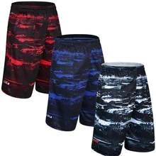 Новые мужские уличные спортивные шорты размера плюс, свободные баскетбольные тренировочные соревнования, спортивная одежда, дышащие быстросохнущие майки