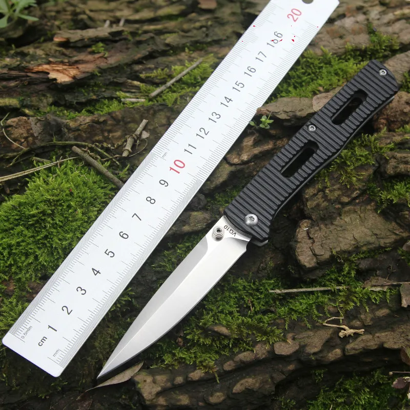 

RH417 folding knife VG-10 blade G10 handle no automatic lock camping outdoor tool knife pocket hunting knife EDC tool