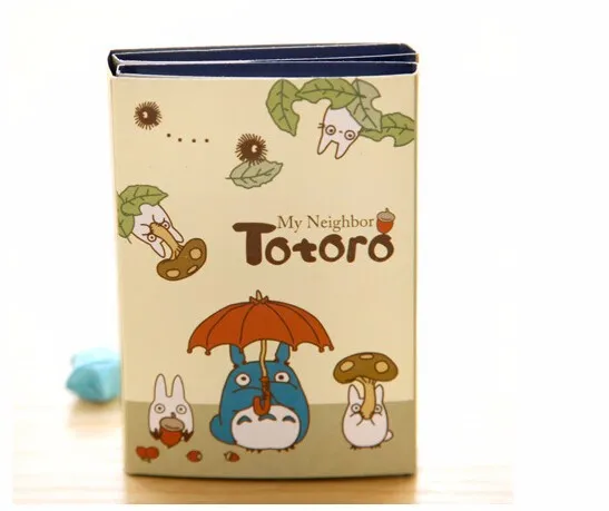 1 шт Kawaii Totoro Melody 6 складных блокнотов для заметок Sticky Notes Post It Bookmark подарочные канцелярские товары