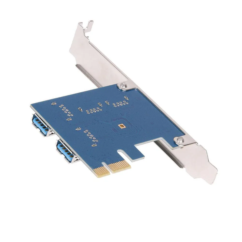 Новая карта расширения PCI 1-4 слота USB 3 0 Конвертер Adatper PCIE переходные карты для