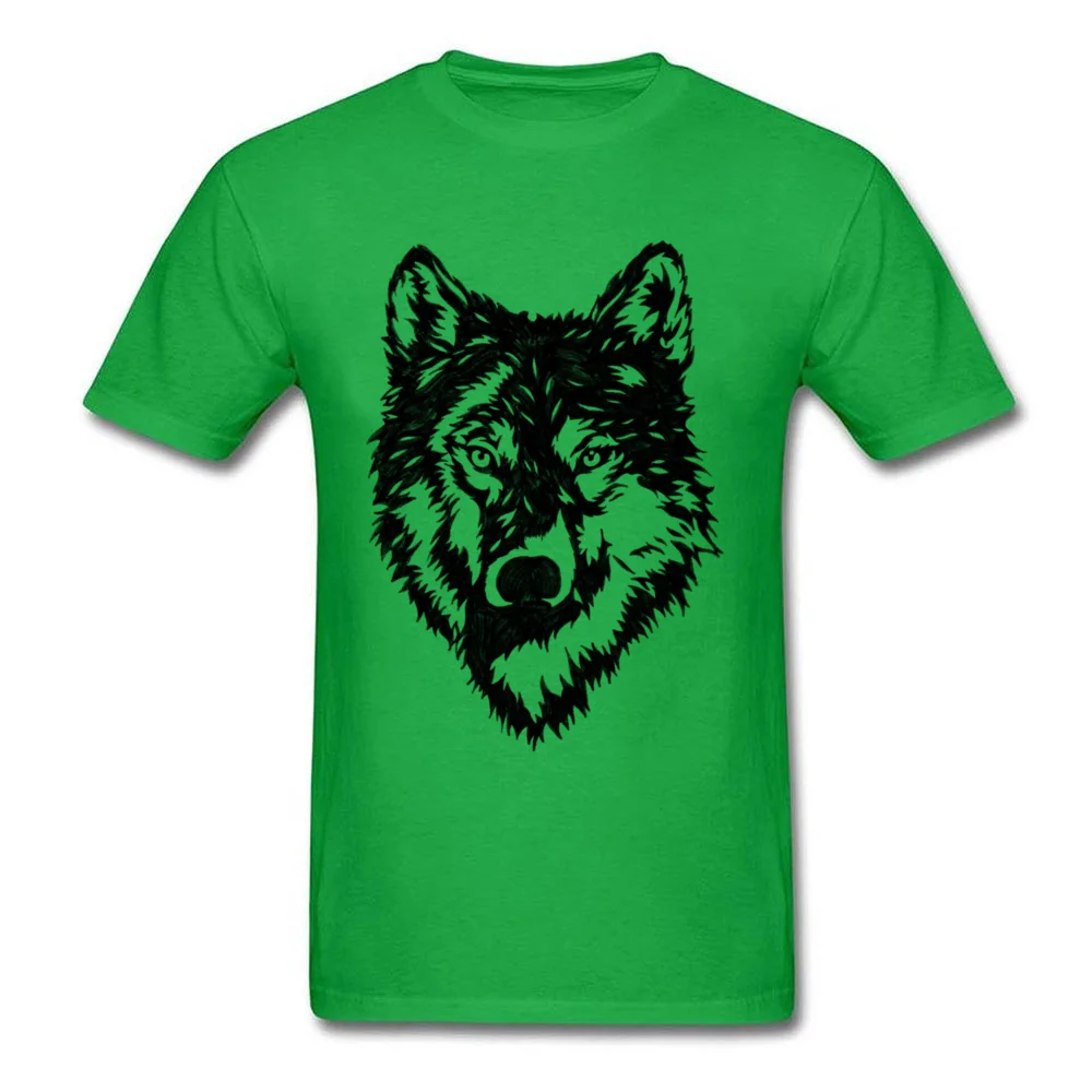 The Wolf One Custom Autumn 100% Cotton Fabric O Neck Men Tops & Tees Custom Sweatshirts 2018 Short Sleeve T Shirt The Wolf One green