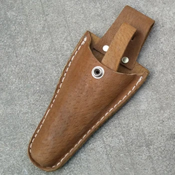 

Practical Portable Gardening Pouch Holder Outdoor Electrician With Buckle Leather Sheath Tool Home Supplies Scissor Bag Pruning