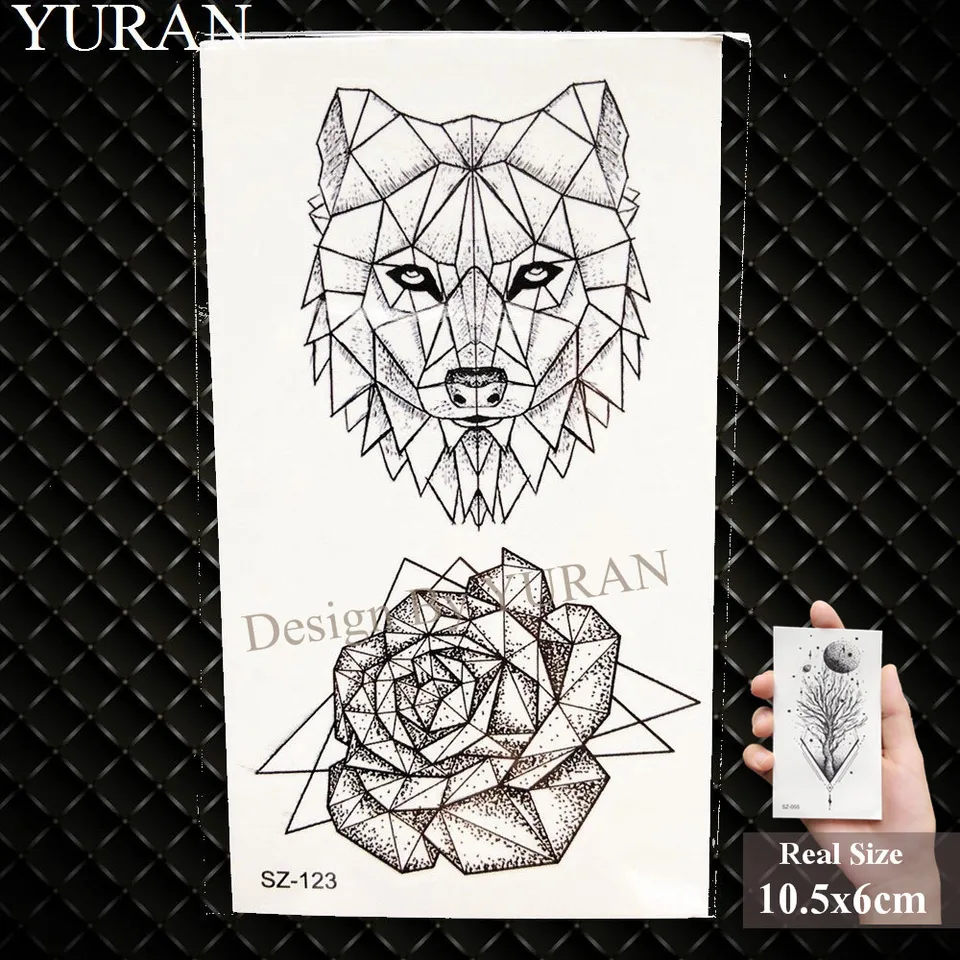 Geometric deer tattoo - Etsy België, image size:960x960