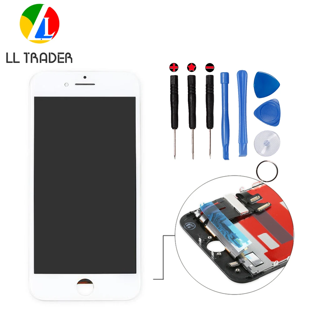 

LL TRADER NO Dead Pixel Touch For iPhone 7 Screen Replacement LCD Pantalla Display Digitizer 7G LCD Screen Assembly Repair+Tools