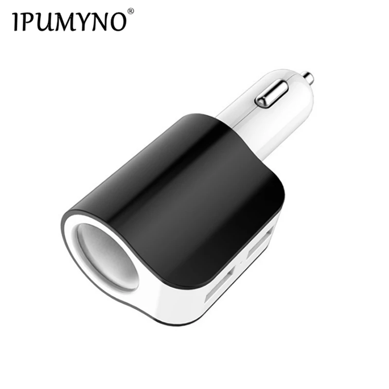 IPUMYNO 5V 3.1A USB Car Charger Cigarette Lighter Adapter charging for