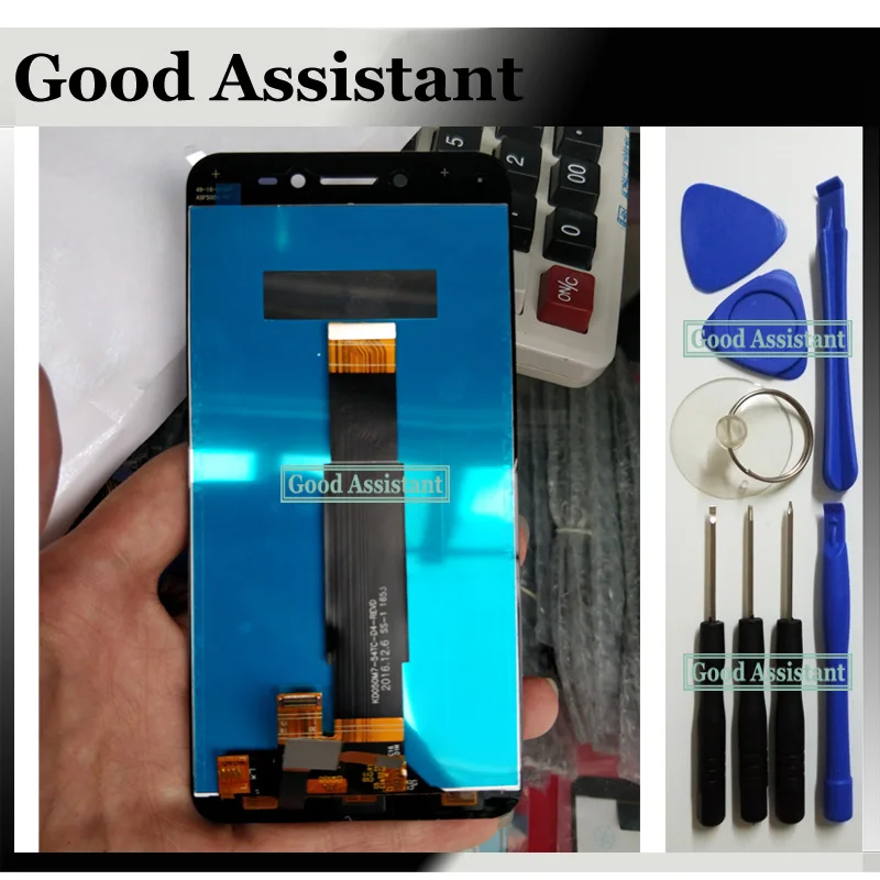 

Black/White/Gold For Asus ZenFone Live ZB501KL X00FD LCD Display + Touch Screen Digitizer Assembly Replacement + Free Tools