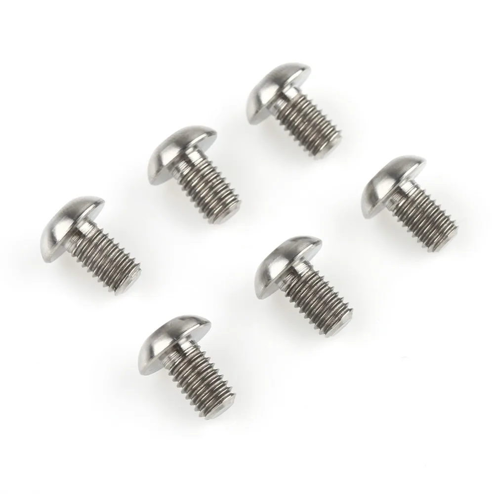 6 шт. M5x8mm титановый болт шестигранный винт с шестигранной головкой подходит для