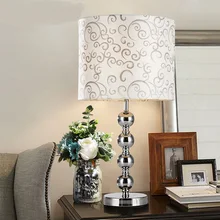 Лампа/сенсорный выключатель новые настольные лампы простой и стильный светильник/прикроватная лампа/ткань спальня FG646