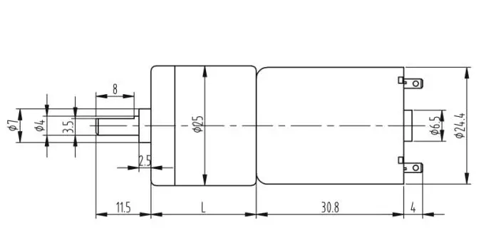 JGA25-370 12v 24v 370 dc мотор с металлическая коробка передач 370dc шестерни Аккумулятор для двигателя подачи двигатель постоянного тока dc мотор-редуктор электрическое изделие