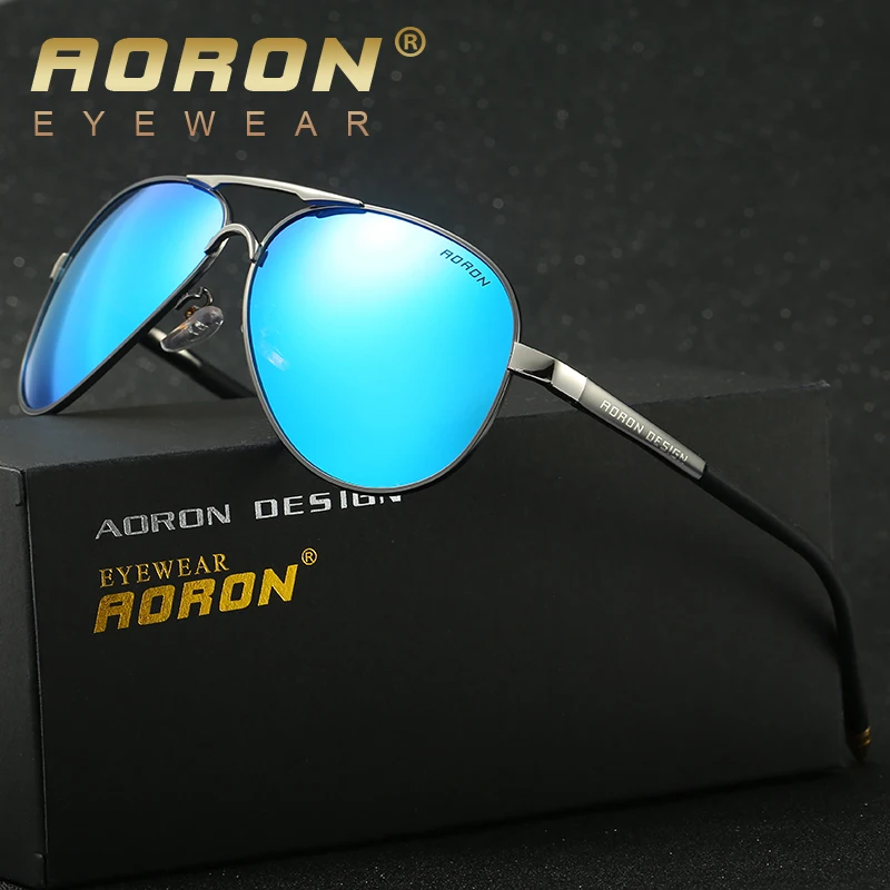 

AORON Brand Best Men's Sunglasses Polarized Mirror Lens Big Oversize Eyewear Accessories Sun Glasses For Men/Women 8503