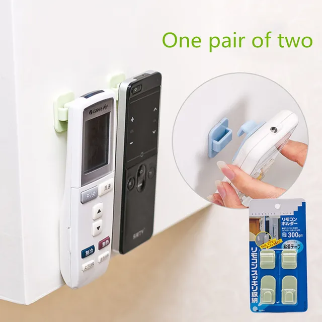 Ganci in plastica 2 pairs (4 pcs) appiccicoso Gancio Set TV Air Conditioner di C Ganci in plastica 2 pairs (4 pcs) appiccicoso Gancio Set TV Air Conditioner di C