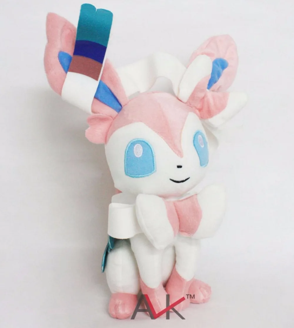 12 см 30 аниме Eevee плюшевые игрушки милые Sylveon куклы набивные Игрушки для девочек