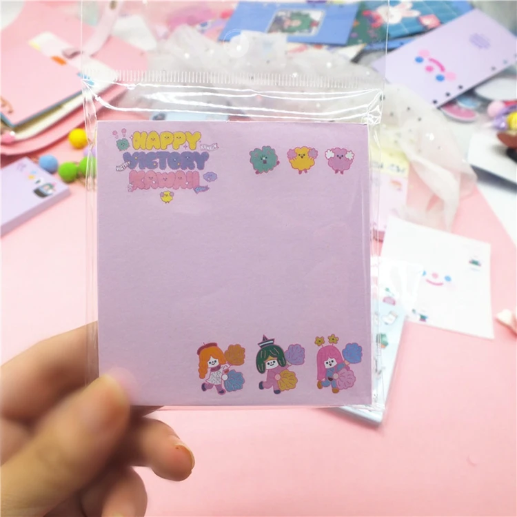 80 Sheets Kawaii Cloud Smile Face Series Memo Pad Paper Sticky Notes Cute Notepad Korean Stationery School Supply Kids Gift