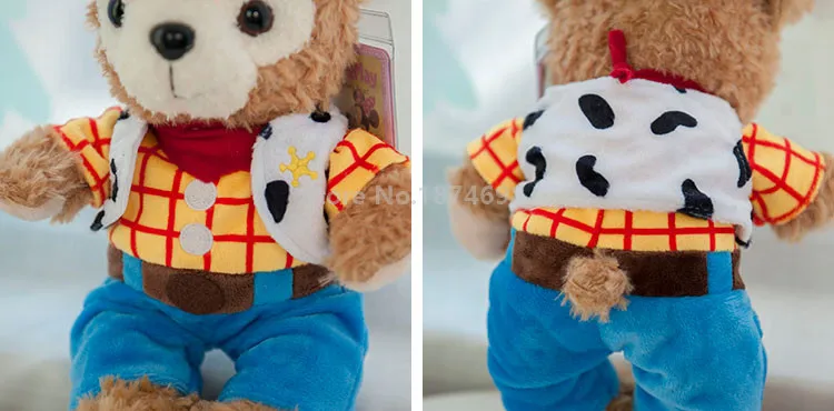 Милый медведь Даффи древесный костюм Базза Лайтера плюшевые мягкие животные детские игрушки куклы мальчики дети подарки 25 см
