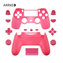 ARRKEO розовый полный корпус и кнопки мод комплект для Playstation 4 Slim PS4 Pro JDS 040 Dualshock 4 беспроводной контроллер чехол