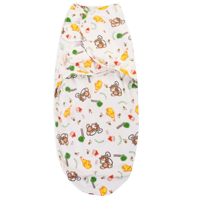 100% хлопок детский спальный мешок с животным принтом детский спальный мешок детская коляска для сна детский Пеленальный мешок одеяло