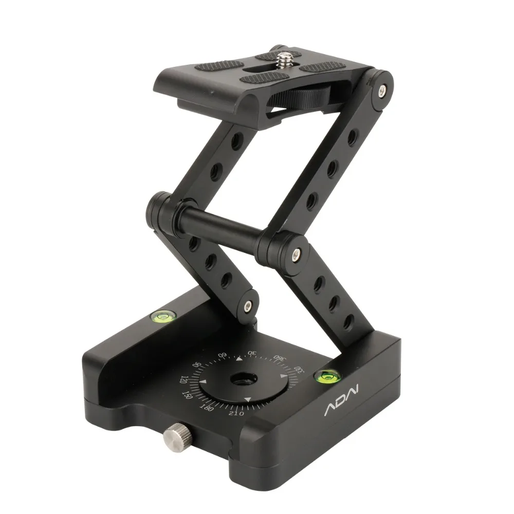 

M Flex Tilt Tripod Head Aluminum Alloy Folding Quick Release Plate Stand Mount Spirit Level For Phones Camera