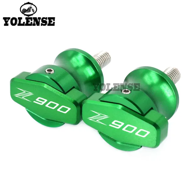 Verde Suuonee Bobina de brazo oscilante 10MM aleaci/ón de aluminio mecanizada CNC universal Rueda de brazo oscilante Carretes deslizantes Tornillos para motocicleta 8MM