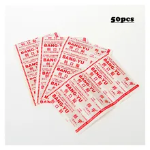 Pâte adhésive anti-bactéries médicale | 50 pièces, bande adhésive, bande d'aide, Sitcker pour Kit de premiers soins et Kit d'urgence