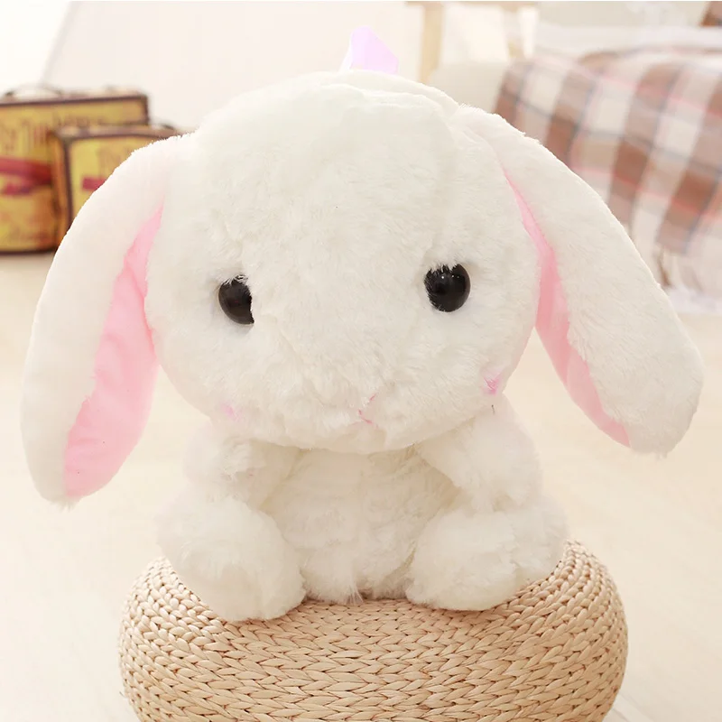 

1Pc 50cm Cartoon Cute Japanese Rabbit Shoulder Bag Plush Big Rabbit Backpack Furry Rabbit Cartoon Plush Bag Female Birthday Gift