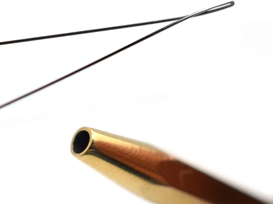 MNFT 1 шт. латунная катушка Нитевдеватель для ловли нахлыстом, завязывающая нить, наполовину сцепка, инструмент для ловли нахлыстом, жучок, связывающие инструменты