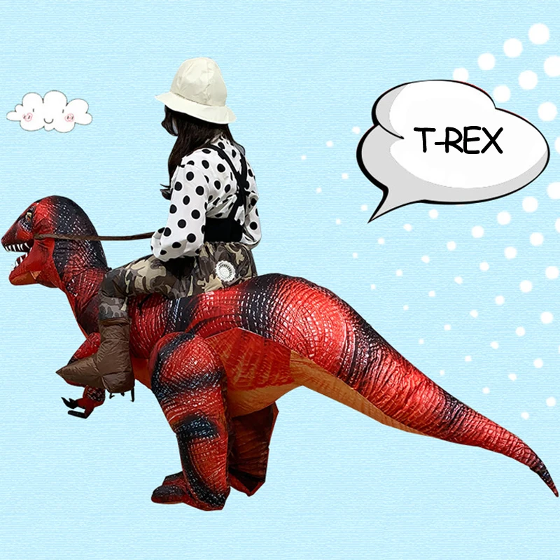 3 стиля, надувные игрушки Раптор Динозавр для улицы, T-REX костюмы на Хэллоуин, карнавал, роскошный Пурим, нарядное платье для взрослых