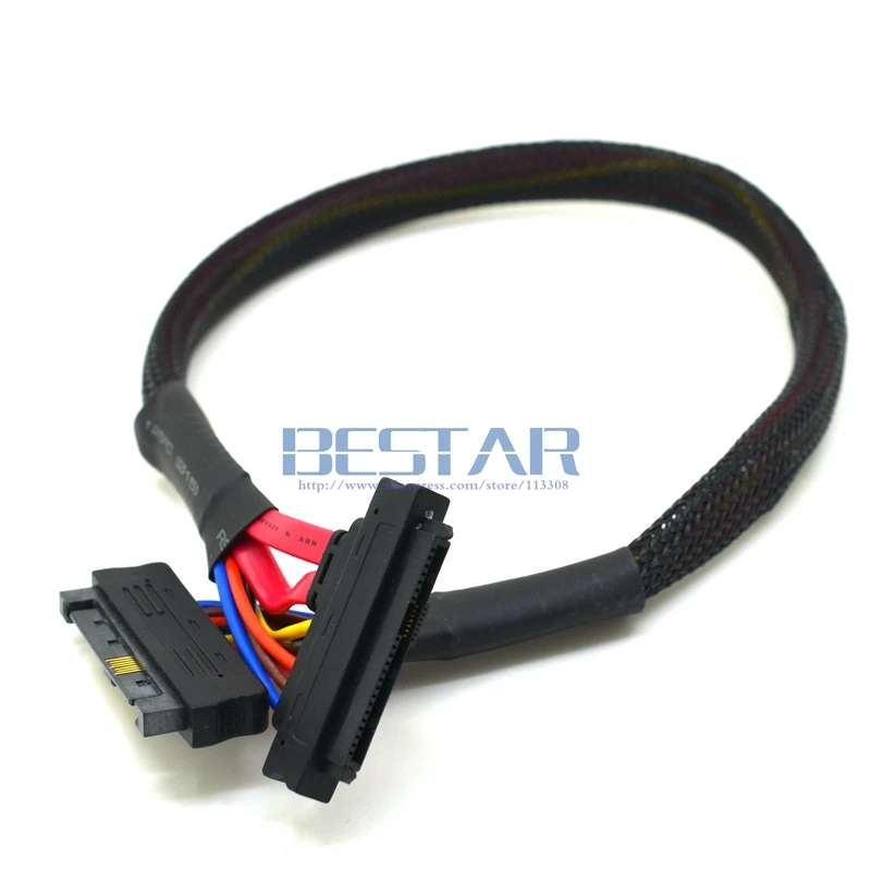 50CM SAS Hard Disk drive HDD SFF 8482 Male To SFF8482 Female SAS Cable