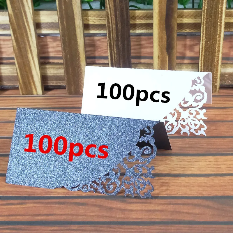 

100pc Party Table Name Wine Guest Place Cards Table Place Cards Favor Decoration Wedding Supplies Seating Decoration 9*9CM 5ZZ13