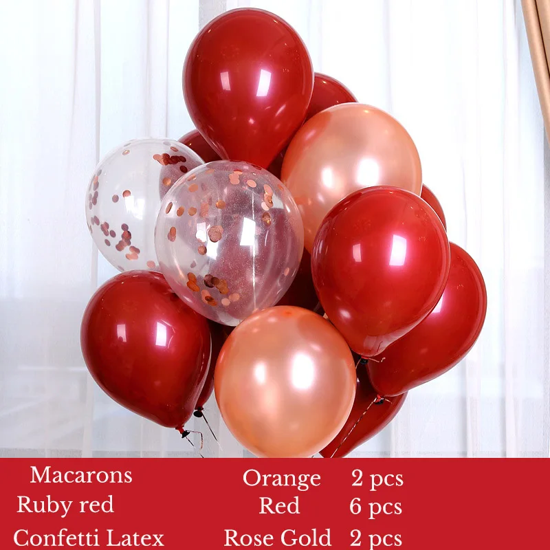 macarons 2 +ruby 6+confetti 2