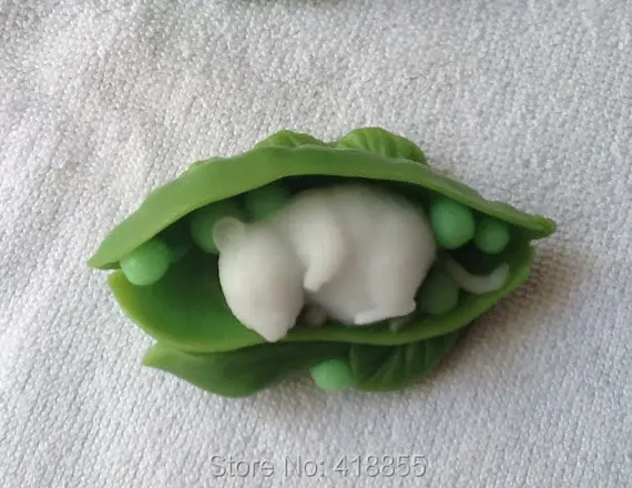 

PRZY silicone mold The mouse in the peas silicon mould soap and candle molds for cake decorations clay mould aroma stone moulds