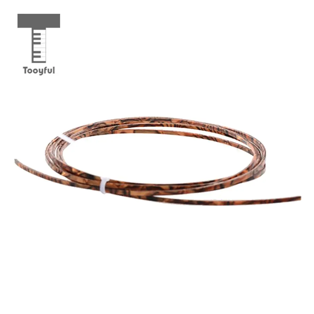 Tooyful Celluloid Guitar Binding Purfling Strip for Guitar Body Project Supplies