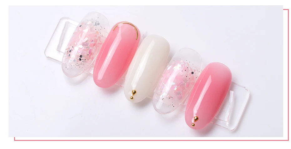 Elite99 10 мл Желейный Гель-лак для ногтей полупрозрачный телесный Розовый Гель-лак замочить от маникюра дизайн ногтей УФ-гель для ногтей