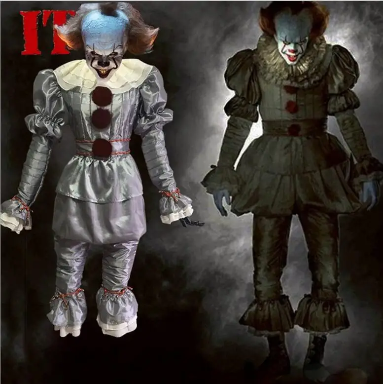 Костюм для косплея на Хеллоуин Стивен Кинг клоун Pennywise костюм Хэллоуина модный