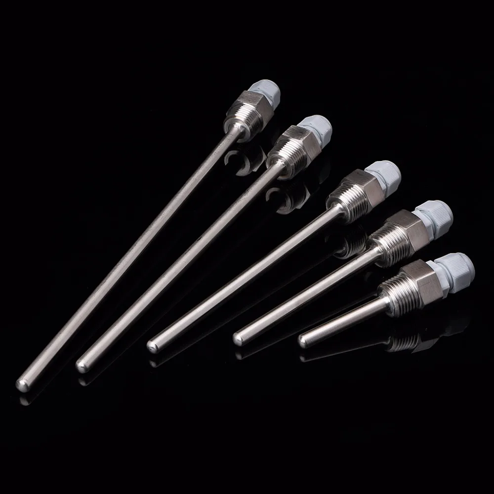 

50-250mm Stainless Steel Thermowell 1/2" NPT Threads For Temperature Sensors New