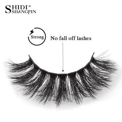 

Shidishangpin Mink Eyelashes Natural Long False Eyelashes Strip 3d Mink Lashes Make Up Fake Eye Lashes Extension Cilio Lash