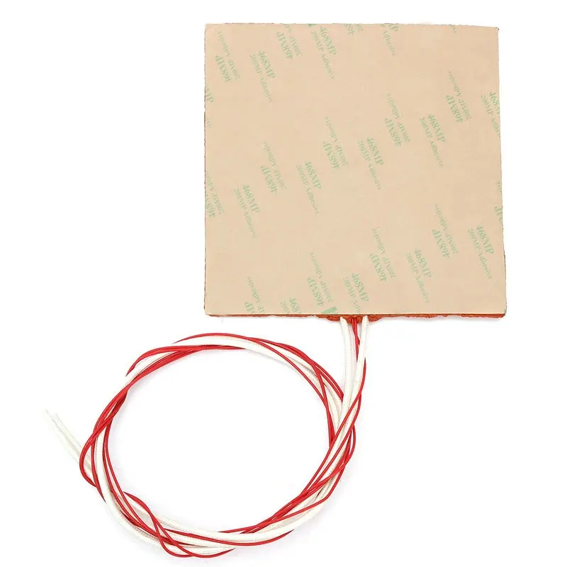 DWZ 12x12cm Silicone 120W 12V Heater Pad Heating Mat For 3D Printer Heated Bed