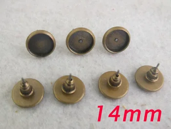 

Free shipping !! 1000pcs/lot Antique Bronze Earring Findings earring post/earring stud insert 10/12/14/16/18/20mm Z-3279