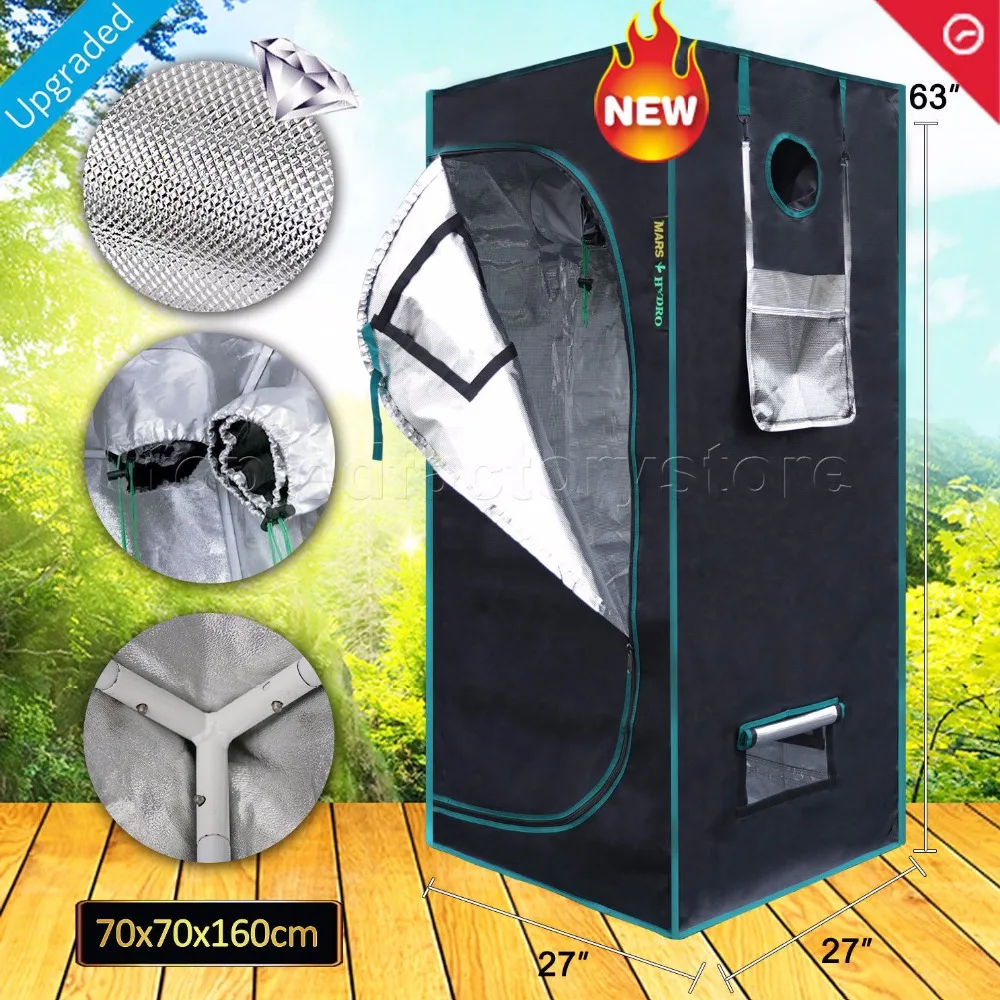 Crescente Lâmpadas de crescimento da planta, estufas Ventilation System : 1x8 Roof Mount; 2x6 Upper Side Mount; 3x.5 Sq. Foot Lower Vents;