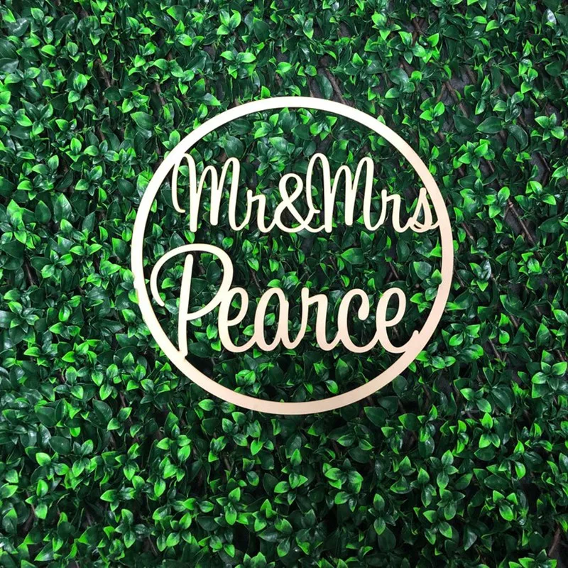 

Mr & Mrs Surname Customed Wooden Wedding Welcome Sign Personalized Wedding Gifts Rustic Country Wedding Decoration