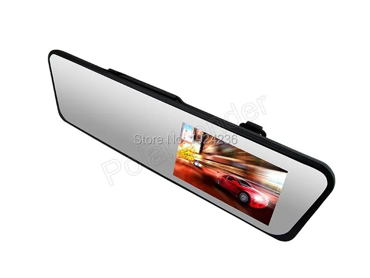 Автомобильный видеорегистратор зеркало H701 с поддержкой gps TF карты, камера для просмотра, 4,3 дюймов, TFT lcd экран, сенсорный Full HD1080P, Водонепроницаемый Автомобильный видеорегистратор с объективом 120 градусов
