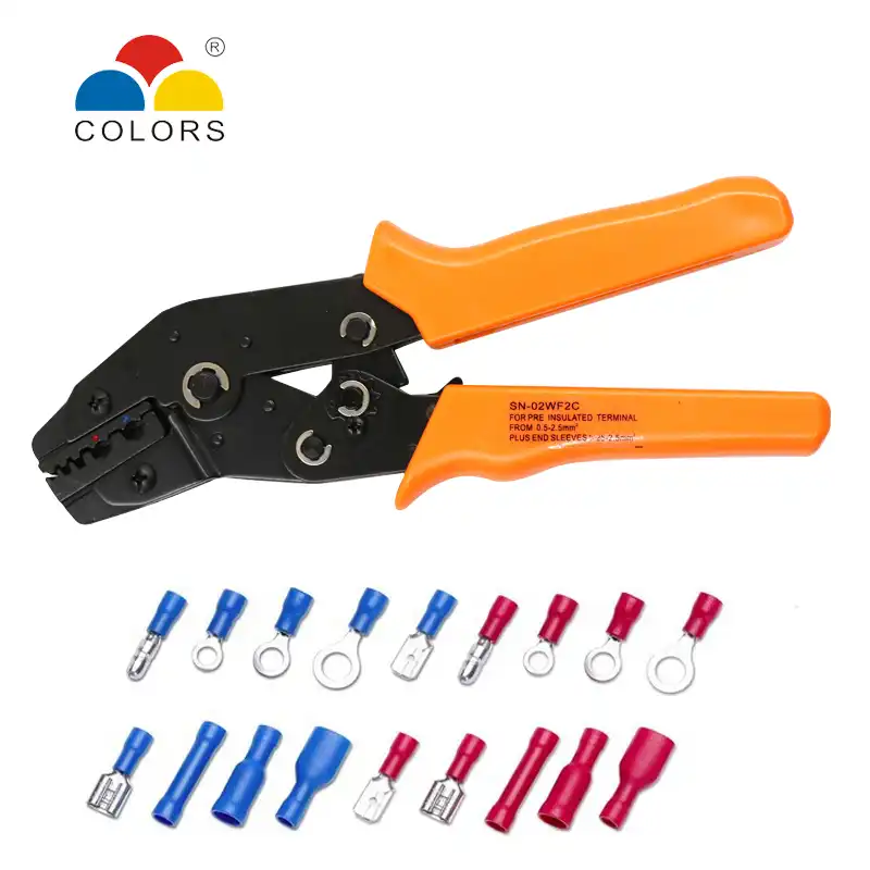 Colors Hsc8 Sn 02wf2c 0 5 2 5mm Crimping Plier Crimper Kablo Kesici Pliers Cable Tools Crimp Plier Wire Cutter Crimpador Mini Pliers Aliexpress