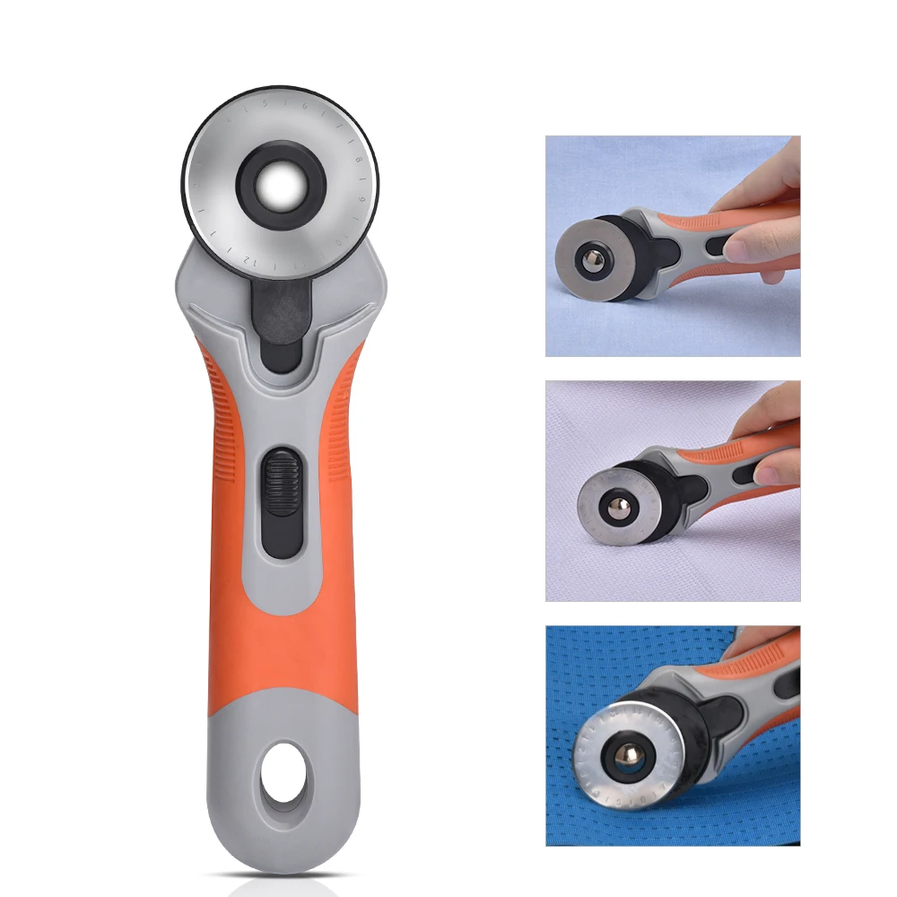 

28/45mm Leather Tool Rotary Fabric Cutter Circular Cutting Round Knife Patchwork Roller Cutter Sewing Quilting Leathercraft Tool