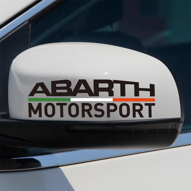 3 пары ABARTH зеркало заднего вида наклейки Наклейка автомобиль Стайлинг для fiat 500