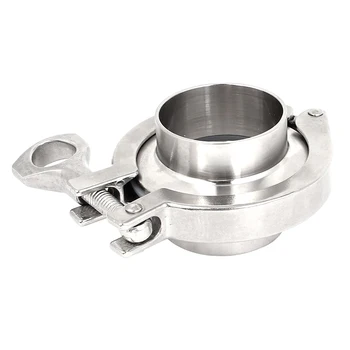 

1.77-inch Tri Clamp 304 Stainless Steel Sanitary Pipe Ferrules Gasket Set