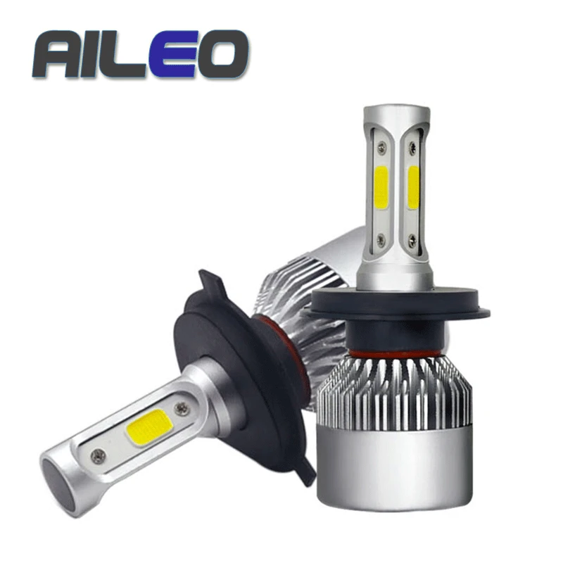 

2PCS H4 CAR LED H7 H8 H1 H3 H11 9005 9006 9012 H27 880 881 9004 9007 9003 9008 COB 36W 6000K 8000LM Car Headlight Bulbs Fog lamp