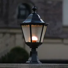 Двор стены колонка лампы, открытый забор капитель света, водонепроницаемый наружное освещение, сад столп света WCS-OCL009